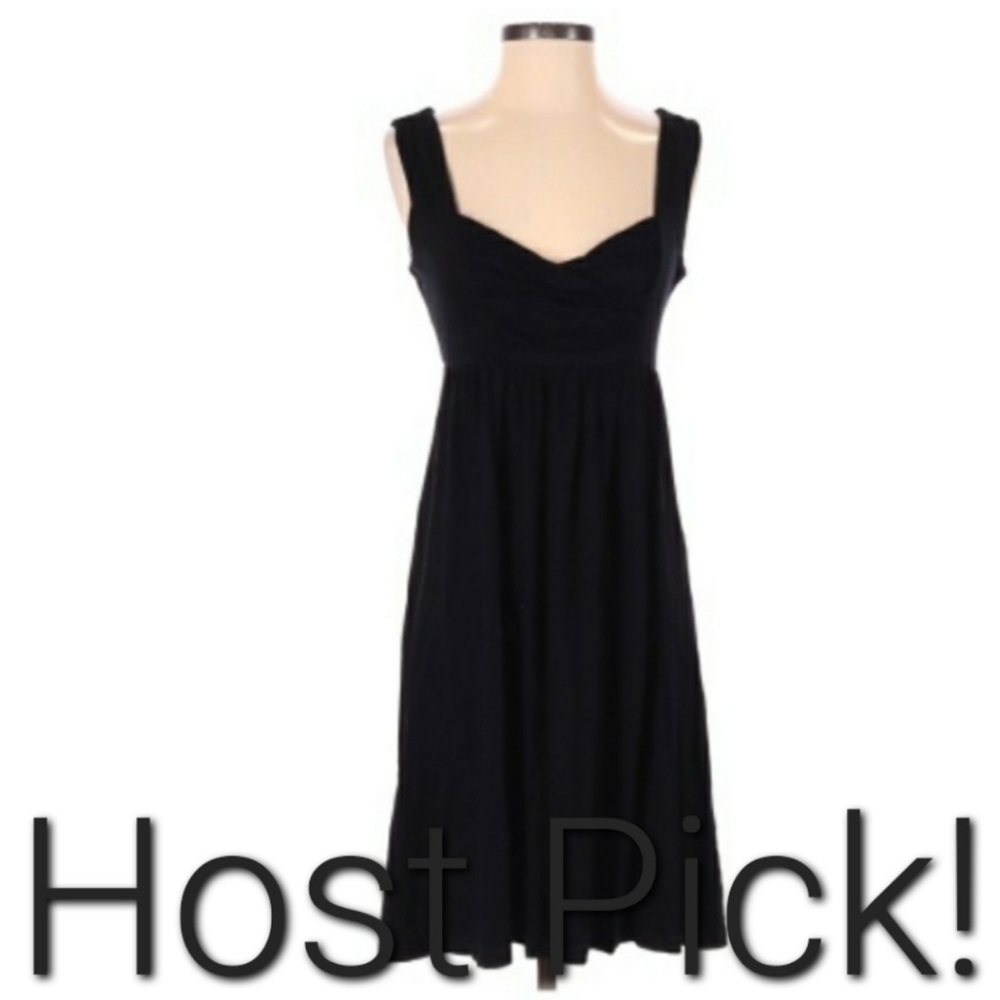 Carole Little Cocktail Party Dress Black A-Line Sleeveless Women's Small S EUC